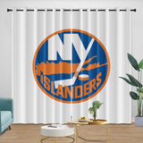 Charger l&#39;image dans la visionneuse de la galerie, New York Islanders Curtains Blackout Window Drapes Room Decoration