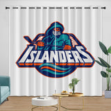 Charger l&#39;image dans la visionneuse de la galerie, New York Islanders Curtains Blackout Window Drapes Room Decoration