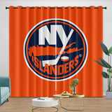 Charger l&#39;image dans la visionneuse de la galerie, New York Islanders Curtains Blackout Window Drapes Room Decoration