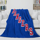 Charger l&#39;image dans la visionneuse de la galerie, New York Rangers Blanket Flannel Throw Kids Room Decoration