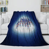 Charger l&#39;image dans la visionneuse de la galerie, New York Rangers Blanket Flannel Throw Kids Room Decoration