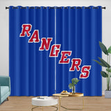 Load image into Gallery viewer, New York Rangers Curtains Blackout Window Drapes Room Decoration