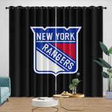 Load image into Gallery viewer, New York Rangers Curtains Blackout Window Drapes Room Decoration