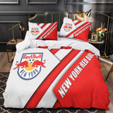 Load image into Gallery viewer, New York Red Bulls Bedding Set Duvet Cover Without Filler