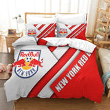 Load image into Gallery viewer, New York Red Bulls Bedding Set Duvet Cover Without Filler