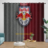 Load image into Gallery viewer, New York Red Bulls Curtains Blackout Window Drapes Room Decoration