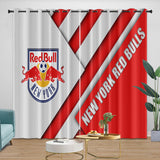 Load image into Gallery viewer, New York Red Bulls Curtains Blackout Window Drapes Room Decoration