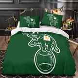 Charger l&#39;image dans la visionneuse de la galerie, Oakland Athletics Bedding Set Quilt Cover Without Filler
