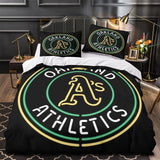 Charger l&#39;image dans la visionneuse de la galerie, Oakland Athletics Bedding Set Quilt Cover Without Filler