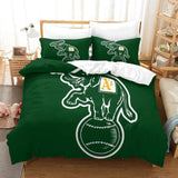 Charger l&#39;image dans la visionneuse de la galerie, Oakland Athletics Bedding Set Quilt Cover Without Filler