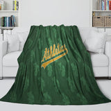 Charger l&#39;image dans la visionneuse de la galerie, Oakland Athletics Blanket Flannel Throw Room Decoration