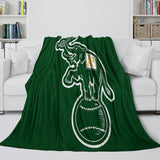 Charger l&#39;image dans la visionneuse de la galerie, Oakland Athletics Blanket Flannel Throw Room Decoration