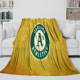 Charger l&#39;image dans la visionneuse de la galerie, Oakland Athletics Blanket Flannel Throw Room Decoration