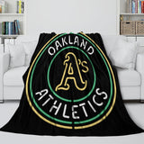 Charger l&#39;image dans la visionneuse de la galerie, Oakland Athletics Blanket Flannel Throw Room Decoration