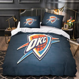 Charger l&#39;image dans la visionneuse de la galerie, Oklahoma City Thunder Bedding Set Duvet Cover Without Filler