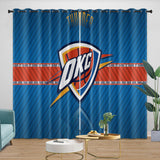 Load image into Gallery viewer, Oklahoma City Thunder Curtains Blackout Window Drapes Room Decoration