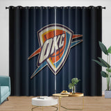 Load image into Gallery viewer, Oklahoma City Thunder Curtains Blackout Window Drapes Room Decoration