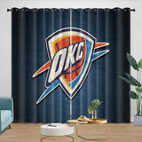 Load image into Gallery viewer, Oklahoma City Thunder Curtains Blackout Window Drapes Room Decoration