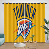 Load image into Gallery viewer, Oklahoma City Thunder Curtains Blackout Window Drapes Room Decoration