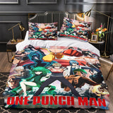 Charger l&#39;image dans la visionneuse de la galerie, One-Punch Man Bedding Set Pattern Quilt Cover Without Filler