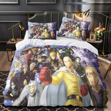 Charger l&#39;image dans la visionneuse de la galerie, One-Punch Man Bedding Set Pattern Quilt Cover Without Filler