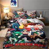 Charger l&#39;image dans la visionneuse de la galerie, One-Punch Man Bedding Set Pattern Quilt Cover Without Filler