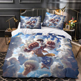 Charger l&#39;image dans la visionneuse de la galerie, One Piece Film Red Bedding Set Kids Quilt Duvet Cover Without Filler