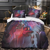 Charger l&#39;image dans la visionneuse de la galerie, One Piece Film Red Bedding Set Kids Quilt Duvet Cover Without Filler