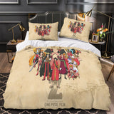 Charger l&#39;image dans la visionneuse de la galerie, One Piece Film Red Bedding Set Pattren Quilt Duvet Cover Without Filler