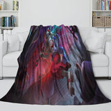 Load image into Gallery viewer, One Piece Film Red Blanket Flannel Throw Kids Room Decoration
