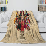 Load image into Gallery viewer, One Piece Film Red Blanket Pattern Flannel Throw Room Decoration