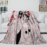Load image into Gallery viewer, One Piece Film Red Blanket Pattern Flannel Throw Room Decoration