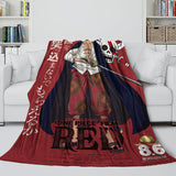 Load image into Gallery viewer, One Piece Film Red Blanket Pattern Flannel Throw Room Decoration