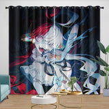 Load image into Gallery viewer, One Piece Film Red Curtains Blackout Window Drapes Kids Room Decoration