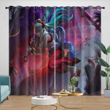 Load image into Gallery viewer, One Piece Film Red Curtains Blackout Window Drapes Kids Room Decoration