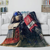Charger l'image dans la visionneuse de la galerie, Optimus Prime Blanket Flannel Fleece Throw Kids Room Decoration