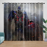 Charger l&#39;image dans la visionneuse de la galerie, Optimus Prime Curtains Pattern Blackout Window Drapes