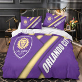 Load image into Gallery viewer, Orlando City SC Bedding Set Duvet Cover Without Filler