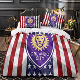 Load image into Gallery viewer, Orlando City SC Bedding Set Duvet Cover Without Filler