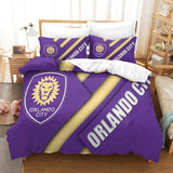 Load image into Gallery viewer, Orlando City SC Bedding Set Duvet Cover Without Filler