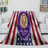 Load image into Gallery viewer, Orlando City SC Blanket Flannel Fleece Throw Room Decoration