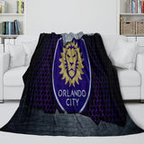 Load image into Gallery viewer, Orlando City SC Blanket Flannel Fleece Throw Room Decoration