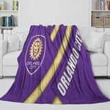 Load image into Gallery viewer, Orlando City SC Blanket Flannel Fleece Throw Room Decoration