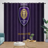 Load image into Gallery viewer, Orlando City SC Curtains Blackout Window Drapes Room Decoration