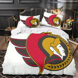 Charger l&#39;image dans la visionneuse de la galerie, Ottawa Senators Bedding Set Quilt Duvet Cover Without Filler