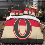 Charger l&#39;image dans la visionneuse de la galerie, Ottawa Senators Bedding Set Quilt Duvet Cover Without Filler