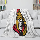 Load image into Gallery viewer, Ottawa Senators Blanket Flannel Throw Kids Room Decoration