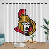 Charger l&#39;image dans la visionneuse de la galerie, Ottawa Senators Curtains Blackout Window Drapes Room Decoration