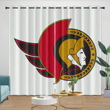 Charger l&#39;image dans la visionneuse de la galerie, Ottawa Senators Curtains Blackout Window Drapes Room Decoration