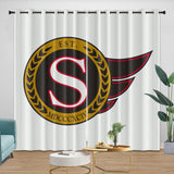 Charger l&#39;image dans la visionneuse de la galerie, Ottawa Senators Curtains Blackout Window Drapes Room Decoration